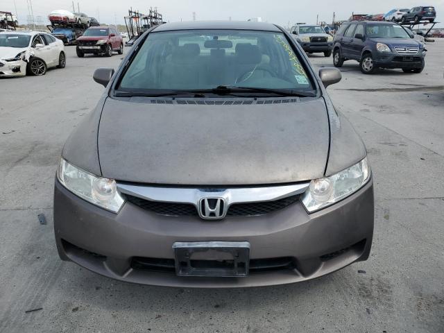 2HGFA1F52AH557829 - 2010 HONDA CIVIC LX BROWN photo 5