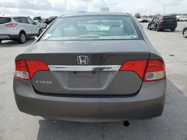 2HGFA1F52AH557829 - 2010 HONDA CIVIC LX BROWN photo 6