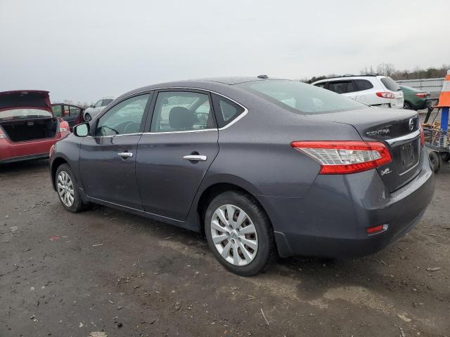 3N1AB7AP8FY272381 - 2015 NISSAN SENTRA S GRAY photo 2