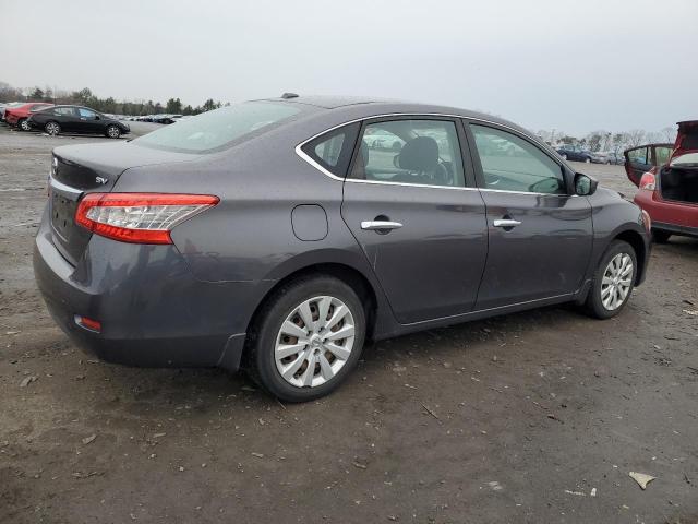 3N1AB7AP8FY272381 - 2015 NISSAN SENTRA S GRAY photo 3