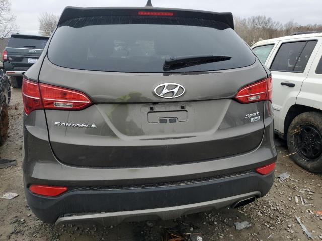 5XYZUDLB8EG195170 - 2014 HYUNDAI SANTA FE S BROWN photo 6