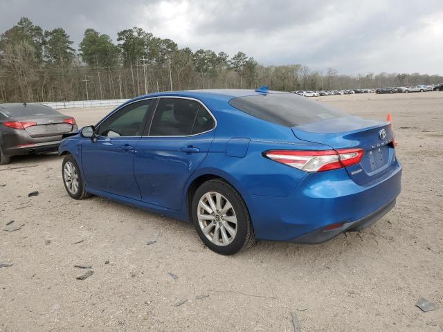 4T1C11AK1LU391796 - 2020 TOYOTA CAMRY LE BLUE photo 2