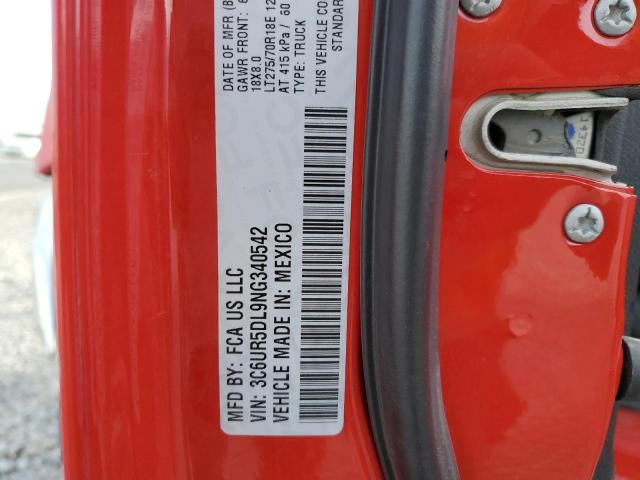 3C6UR5DL9NG340542 - 2022 RAM 2500 BIG HORN/LONE STAR RED photo 12