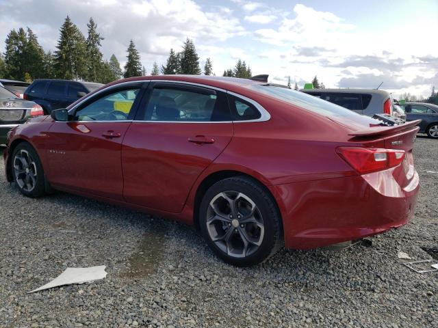 1G1ZG5ST0KF220268 - 2019 CHEVROLET MALIBU RS RED photo 2