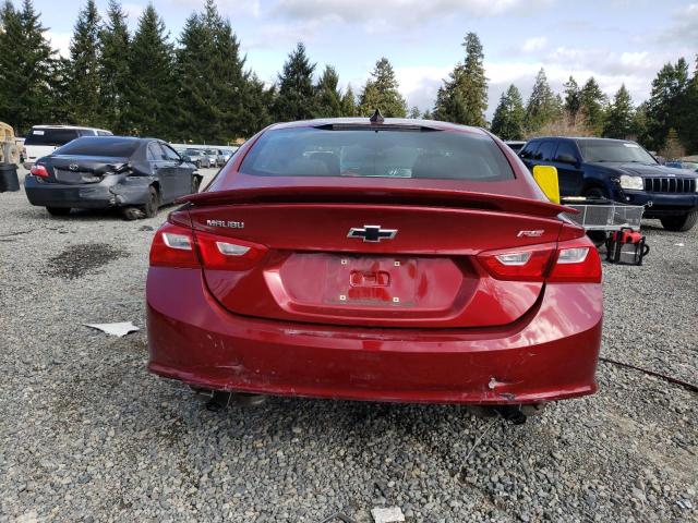 1G1ZG5ST0KF220268 - 2019 CHEVROLET MALIBU RS RED photo 6