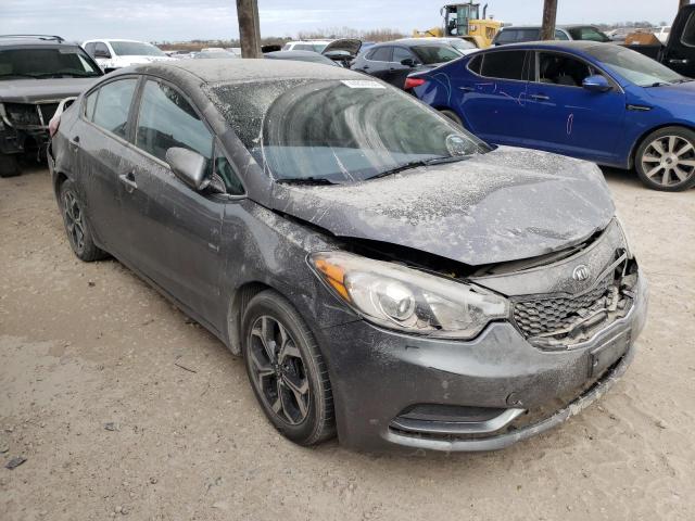 KNAFX4A63G5608282 - 2016 KIA FORTE LX GRAY photo 4