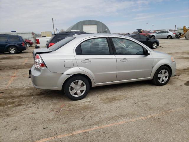 KL1TD56618B244385 - 2008 CHEVROLET AVEO BASE Gümüş foto 3