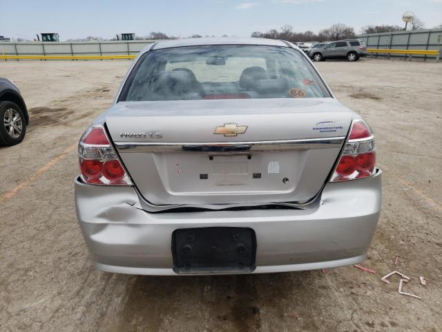 KL1TD56618B244385 - 2008 CHEVROLET AVEO BASE Gümüş foto 6