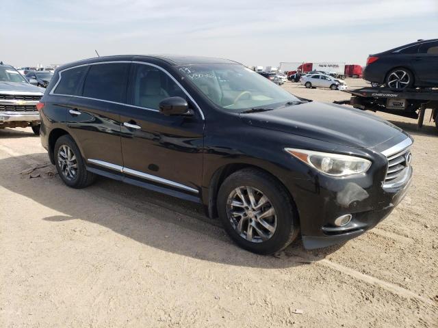 5N1AL0MN6DC306749 - 2013 INFINITI JX35 BLACK photo 4