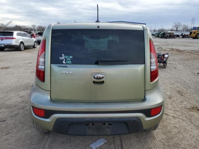 KNDJT2A57D7577025 - 2013 KIA SOUL GREEN photo 6