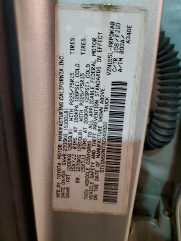 5TEGN92N73Z243922 - 2003 TOYOTA TACOMA DOUBLE CAB PRERUNNER SILVER photo 13