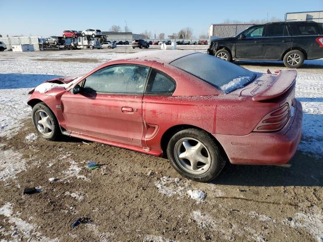 1FALP42T7SF171387 - 1995 FORD MUSTANG GT MAROON photo 2