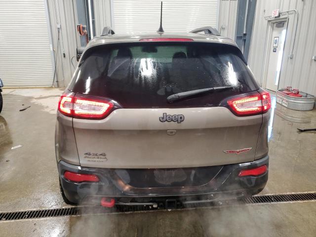1C4PJMBSXHW616251 - 2017 JEEP CHEROKEE TRAILHAWK BROWN photo 6