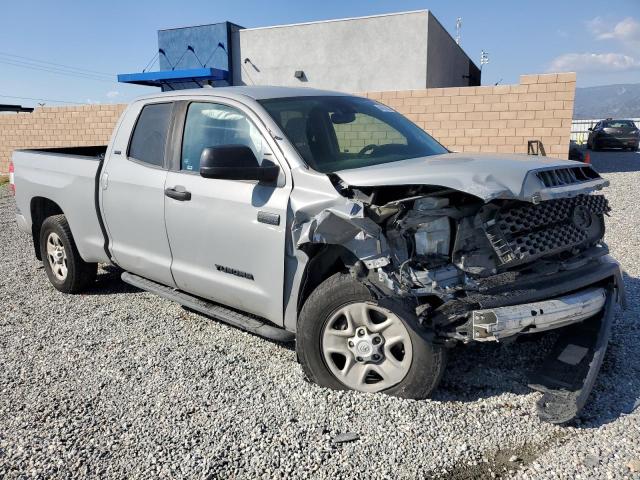 5TFRY5F14MX273212 - 2021 TOYOTA TUNDRA DOUBLE CAB SR/SR5 GRAY photo 4
