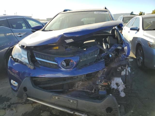 2T3RFREV9EW163165 - 2014 TOYOTA RAV4 XLE BLUE photo 5