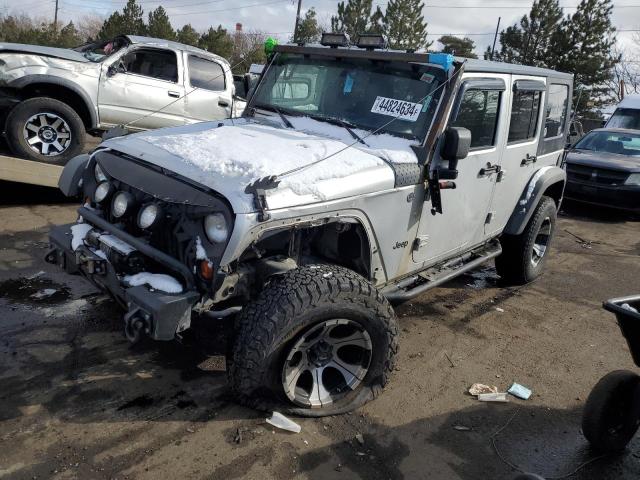 1J8GA39168L584271 - 2008 JEEP WRANGLER U X GRAY photo 1