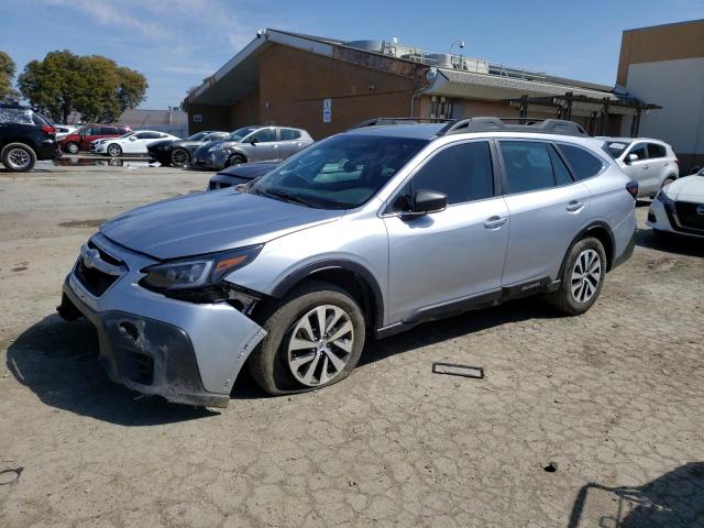 4S4BTAAC8M3161775 - 2021 SUBARU OUTBACK SILVER photo 1