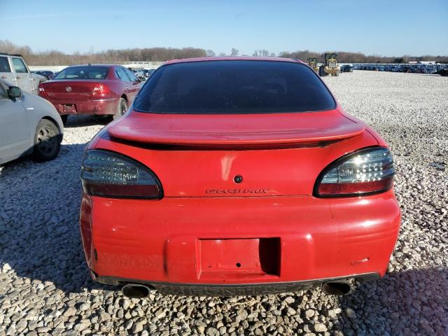 1G2WP52KXYF127594 - 2000 PONTIAC GRAND PRIX GT RED photo 6