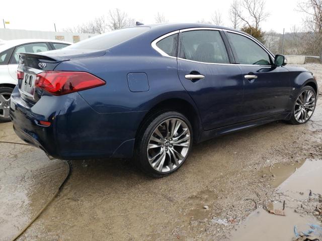 JN1BY1AR9KM585888 - 2019 INFINITI Q70 3.7 LUXE BLUE photo 3