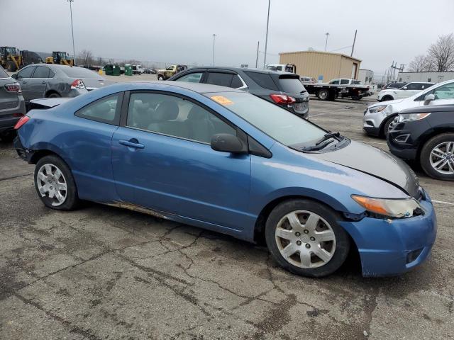 2HGFG12686H547035 - 2006 HONDA CIVIC LX BLUE photo 4