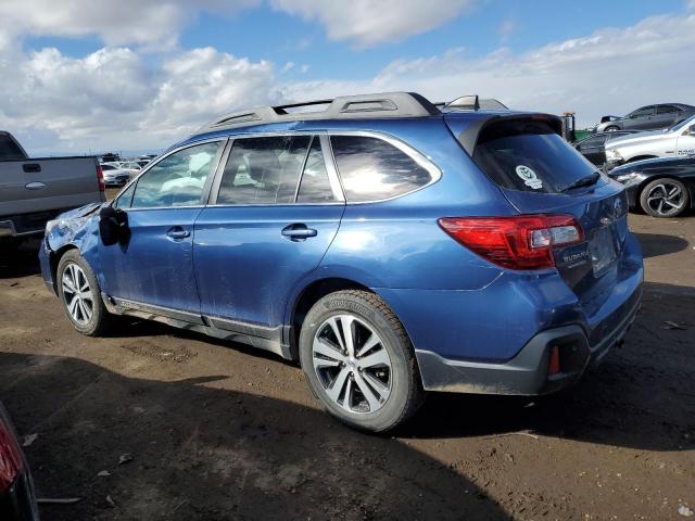 4S4BSANC1K3243924 - 2019 SUBARU OUTBACK 2.5I LIMITED BLUE photo 2