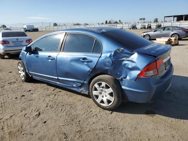 19XFA1F59AE005979 - 2010 HONDA CIVIC LX BLUE photo 2