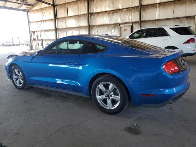 1FA6P8TH1K5130922 - 2019 FORD MUSTANG BLUE photo 2