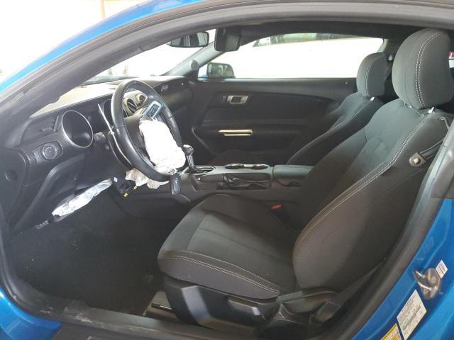 1FA6P8TH1K5130922 - 2019 FORD MUSTANG BLUE photo 7