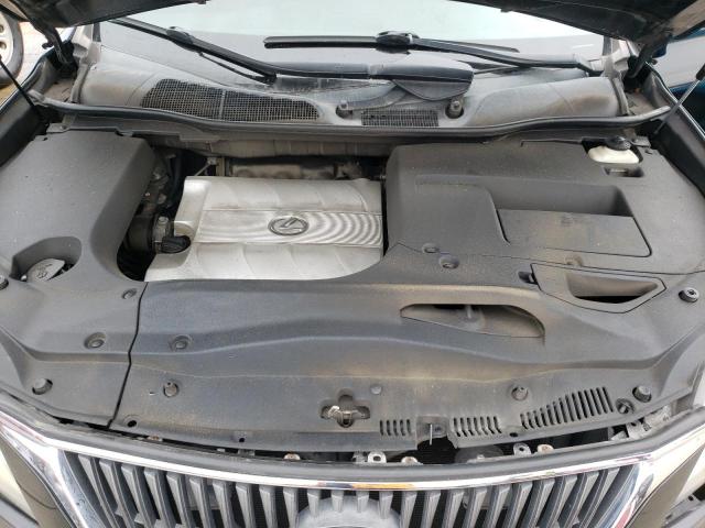 2T2ZK1BA4AC025564 - 2010 LEXUS RX 350 BLACK photo 11