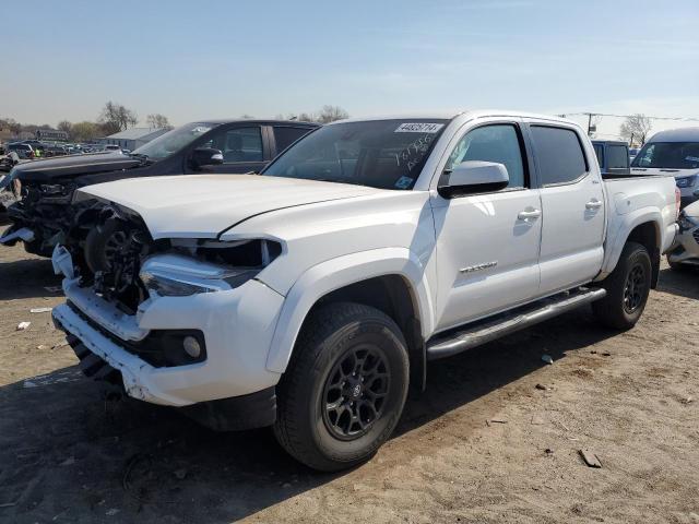 3TMCZ5AN6MM437675 - 2021 TOYOTA TACOMA DOUBLE CAB WHITE photo 1