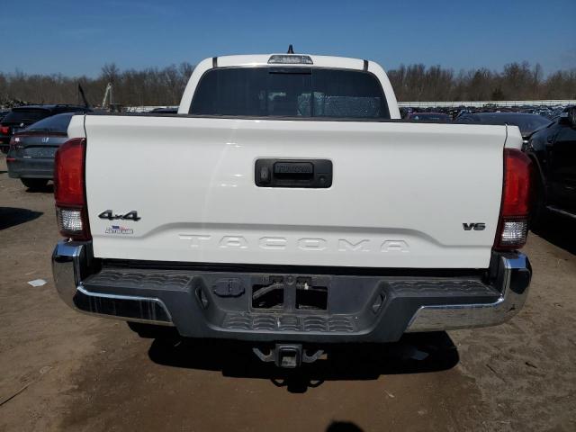 3TMCZ5AN6MM437675 - 2021 TOYOTA TACOMA DOUBLE CAB WHITE photo 6