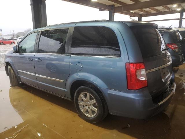 2C4RC1CG9CR192168 - 2012 CHRYSLER TOWN & COU TOURING L BLUE photo 2