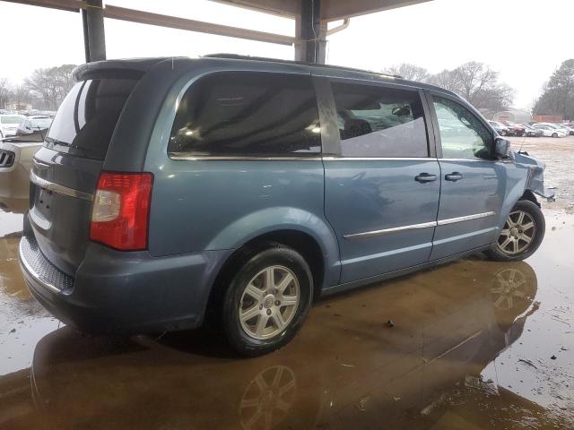 2C4RC1CG9CR192168 - 2012 CHRYSLER TOWN & COU TOURING L BLUE photo 3