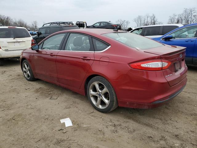 3FA6P0HR3DR319266 - 2013 FORD FUSION SE RED photo 2