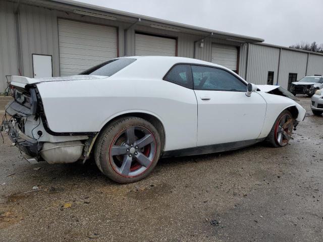 2C3CDYAG3EH196535 - 2014 DODGE CHALLENGER SXT WHITE photo 3