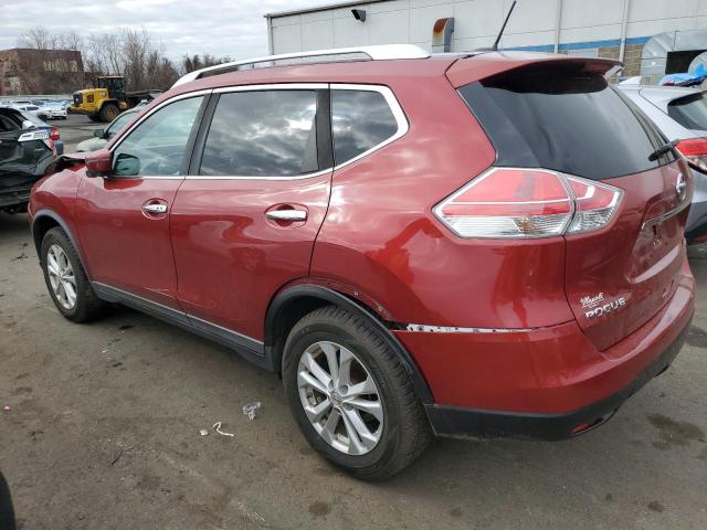 KNMAT2MV7GP636378 - 2016 NISSAN ROGUE S RED photo 2