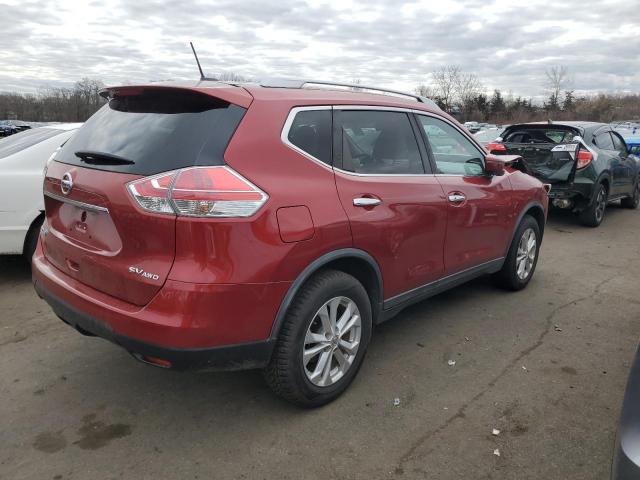 KNMAT2MV7GP636378 - 2016 NISSAN ROGUE S RED photo 3