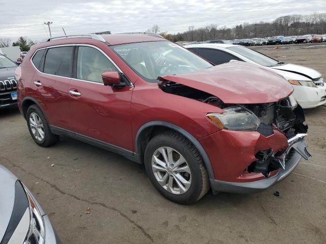 KNMAT2MV7GP636378 - 2016 NISSAN ROGUE S RED photo 4