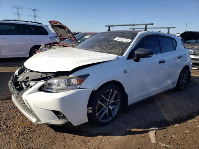 JTHKD5BH5F2220887 - 2015 LEXUS CT 200 WHITE photo 1