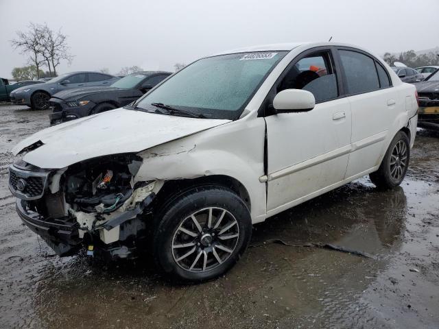 KNADH4A39B6721148 - 2011 KIA RIO BASE WHITE photo 1