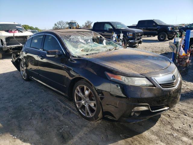 19UUA9F73CA008309 - 2012 ACURA TL BLACK photo 4