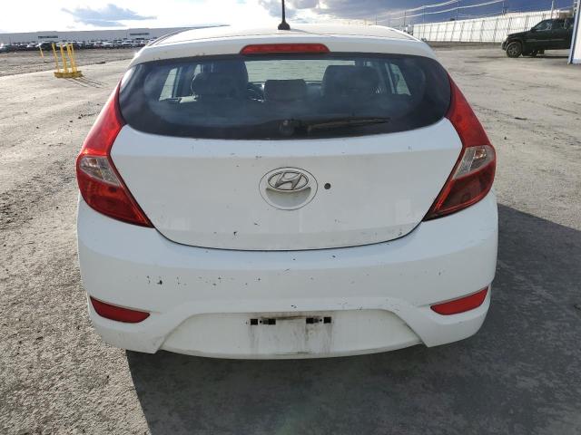 KMHCT5AE5EU144358 - 2014 HYUNDAI ACCENT GLS WHITE photo 6