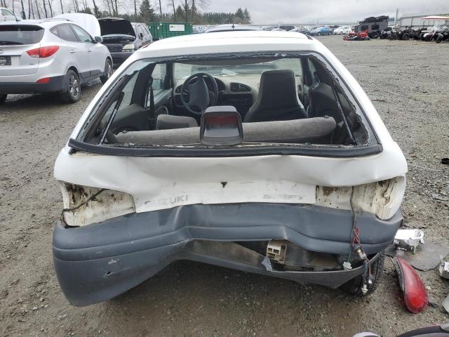 2S2AB21H8S6603597 - 1995 SUZUKI SWIFT BASE WHITE photo 6