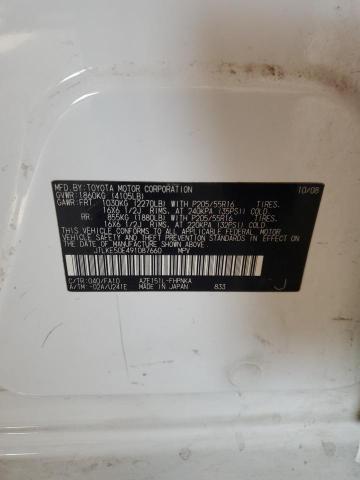 JTLKE50E491087660 - 2009 TOYOTA SCION XB 白色 照片 12