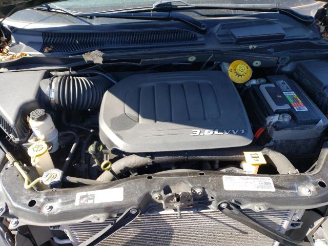 2C4RDGBG8GR279437 - 2016 DODGE GRAND CARA SE BLACK photo 12