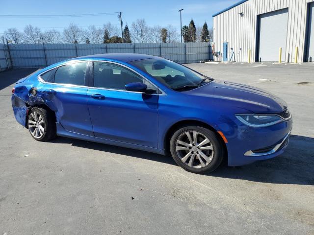 1C3CCCAB7FN742403 - 2015 CHRYSLER 200 LIMITED BLUE photo 4