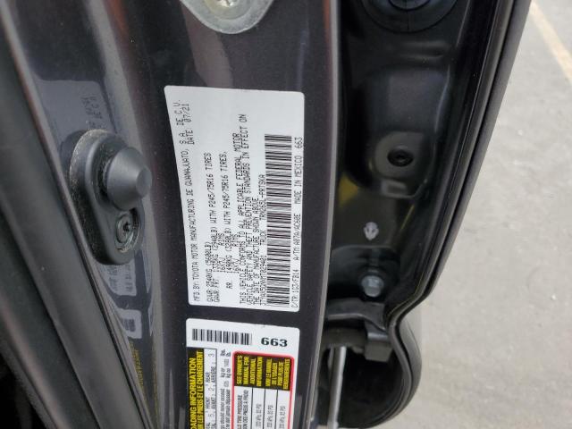 3TYAX5GNXMT029401 - 2021 TOYOTA TACOMA DOUBLE CAB GRAY photo 12