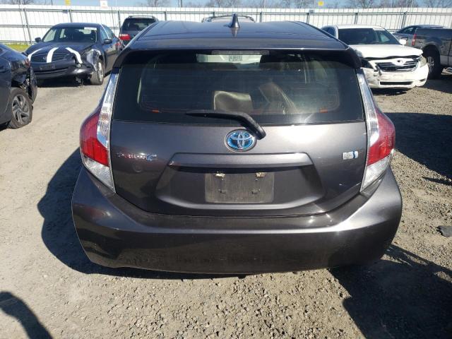 JTDKDTB36F1106428 - 2015 TOYOTA PRIUS C GRAY photo 6