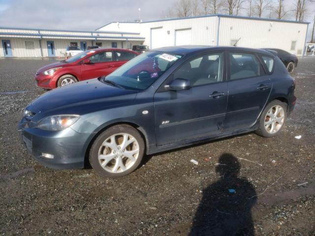 JM1BK343781154249 - 2008 MAZDA 3 HATCHBACK GRAY photo 1