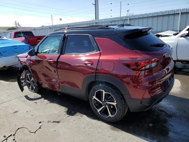 KL79MUSLXPB090442 - 2023 CHEVROLET TRAILBLAZE RS BURGUNDY photo 2